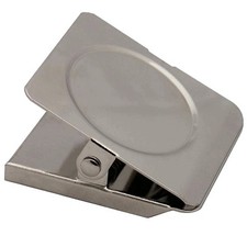 38mm Chrom Magnetclip Magnetklemme Magnet Pinwand Klammer Pizzakarton Büro
