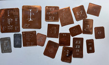 Monogramm 19 verschiedene - ef,