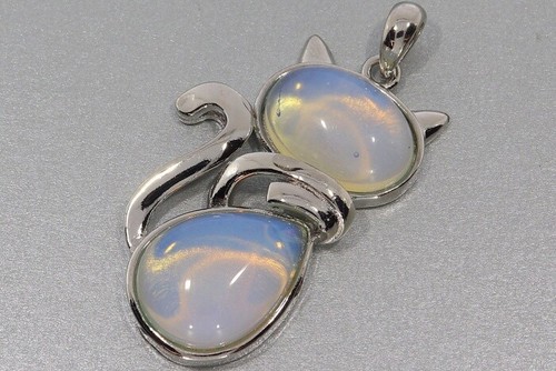 Opal glas katze schmuck - ,