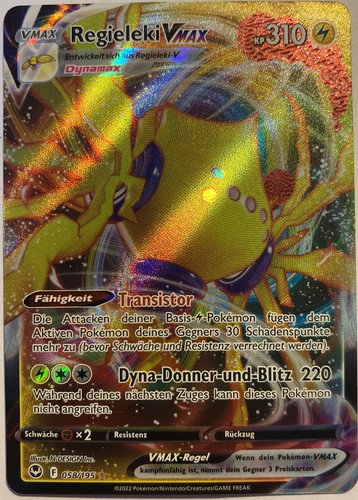 Pokemon regieleki vmax - pokemon,