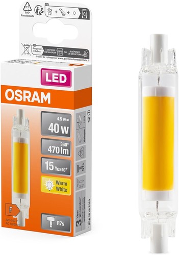 Osram led slim line - r7s, lampe
