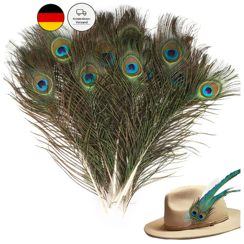 Natürliche pfauenfedern - pfauenfedern, 20