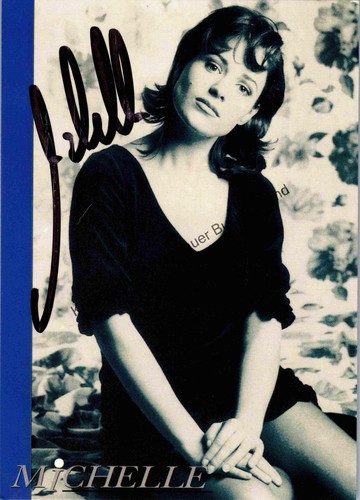 Original autogramm michelle - autogramm,