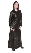 Langer Mantel aus Kunstleder