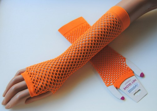 Netzhandschuhe stulpen - -,