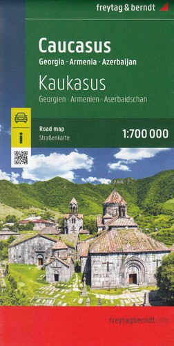 Kaukasus straßenkarte - kaukasus,