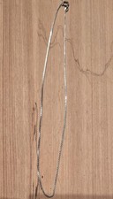 Venezianische Kette Halskette 925er Silber 40 Cm Länge 1 mm Breite