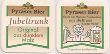 Pyraser Bier, Thalmässing - Bierdeckel "...der Mann im Frankenland,.."