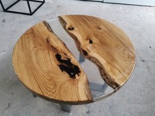 Runder Couchtisch aus