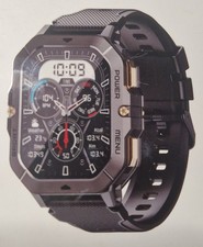 Smartwatch Herren mit Bluetooth Anruf Sprachassistent Sport Migoufit 2,02" 