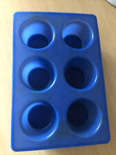 Muffinform Pyramide Silkon Backform Kuchenfom Backen 6 er Set Blau