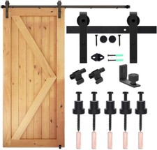 CCJH 304cm Schiebetür Set Schiene Laufschienen mit Bodenführung