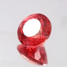 12x12 MM Natürlich Ceylon Padparadscha Saphir 9.40 CT Rundschliff Lose Edelstein
