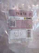 100 St. Kunststoff-Abstandhalter 76 X 18m Wellenprofil /  Aktion Pal.Reg..