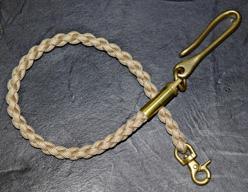 Wallet chain paracord - chain, messing