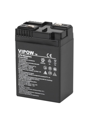 Gel batterie 4 ah vipow - gel-batterie,