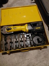 REMS Pressmaschine Power Press SE mit Koffer Nr. 572111 + 6 Pressbacken V/TH