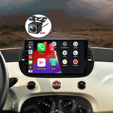 Für Fiat 500 2007-2015 2+64GB Android 14 Autoradio Apple CarPlay GPS Navi+Kamera