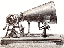 Alte Lithographie, Schall, ca