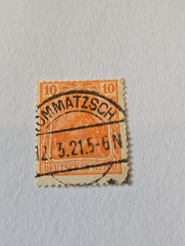 Briefmarke deutsches reich - briefmarke,