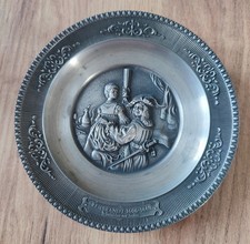 Rembrandt. Selbstbildnis mit Saskia.  Zinnteller Wandteller WMF