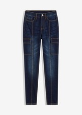 Skinny-Cargo-Jeans Gr. 42