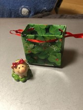 niedliches Schwein Schweinchen als Glücksbringer mit Beutel ca. 3,5 x 3 x 3 cm