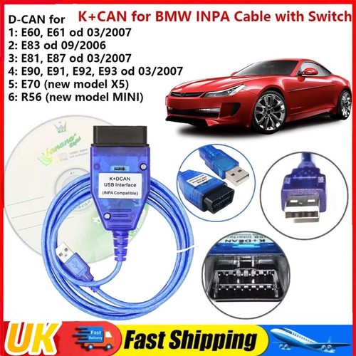 Dcan obd2 kabel - k+dcan, schalter