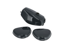 Set: Tank + Seitendeckel, Dunkelgrau RAL 7016 - für Simson S50, S51, S70