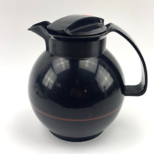 Rotpunkt Lotti No. 360 | Kaffeekanne | Schwarz Rot | 1L | Retro Isolierkanne