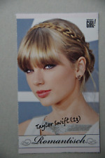 Taylor Swift - 2013 Bravo Girl magazine card - ultra rare item - excellent !!