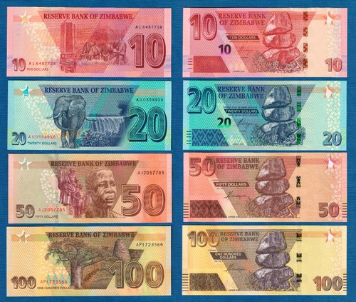 Simbabwe banknoten set 20 - simbabwe,