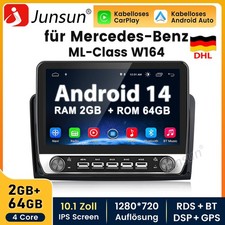 Für Mercedes Benz ML/GL Klasse W164 X164 Android 14 Autoradio GPS CarPlay 2+64GB
