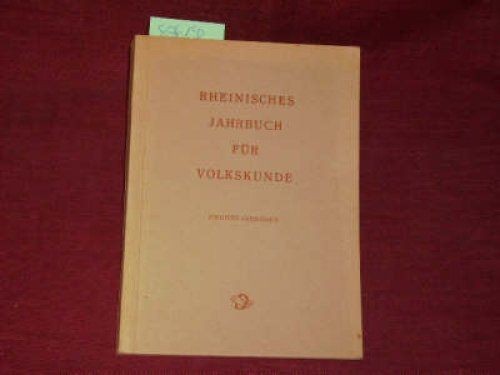 Meisen rheinisches jahrbuch - meisen:,