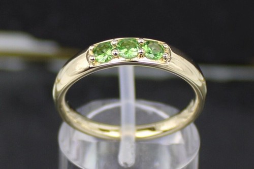 Tsavorit goldring aus 375er - aus,