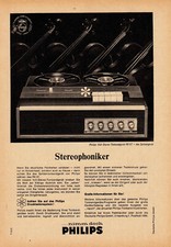 3w20820/ Alte Reklame von 1966 - ...nimm doch PHILIPS – Tonbandgerät RK 57
