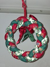 Weihnachtlicher Türkranz Handarbeit