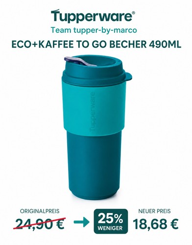 Tupperware eco kaffeebecher - eco+,