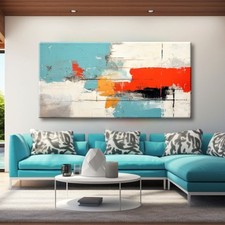 Abstrakte Acrylgemälde