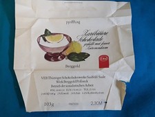 DDR Schokoladenpapier Berggold