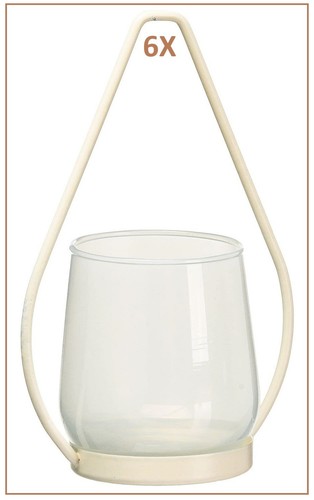 Depot windlicht modern - 6x,