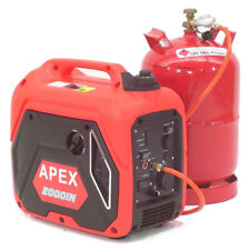 Gas u. Benzin Generator Stromerzeuger 2000 LPG Stromaggregat Inverter Digi 06291