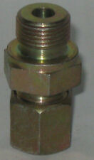 Hydraulik Gerade Verschraubung 8S 3/8" Stahl verzinkt + Mutter/Schneidring