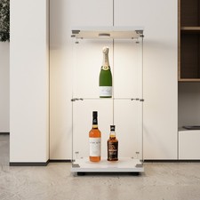 Glasvitrine mit LED