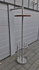 Garderobenständer Hutablage & Schirmständer - Edelstahl Flurgarderobe Garderobe