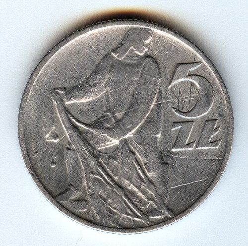 Polen prl münze 5 - prl,