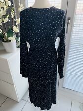 Schickes Kleid Neu Ohne Etikett H&M Gr 36 Schwarz Punkte Blogger ? Zara