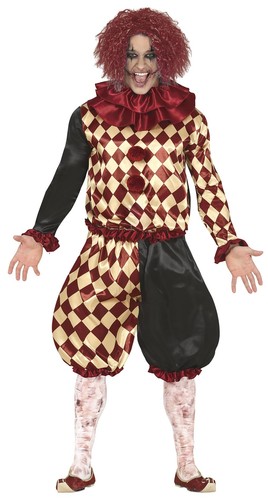 Horror clown harlekin - harlekin, narr