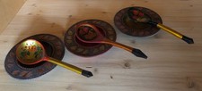 3 russische Holzlöffel und