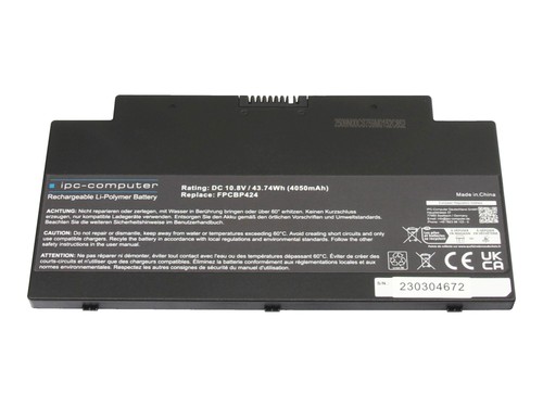 Fpb0307s akku 74wh für - fpb0307s,